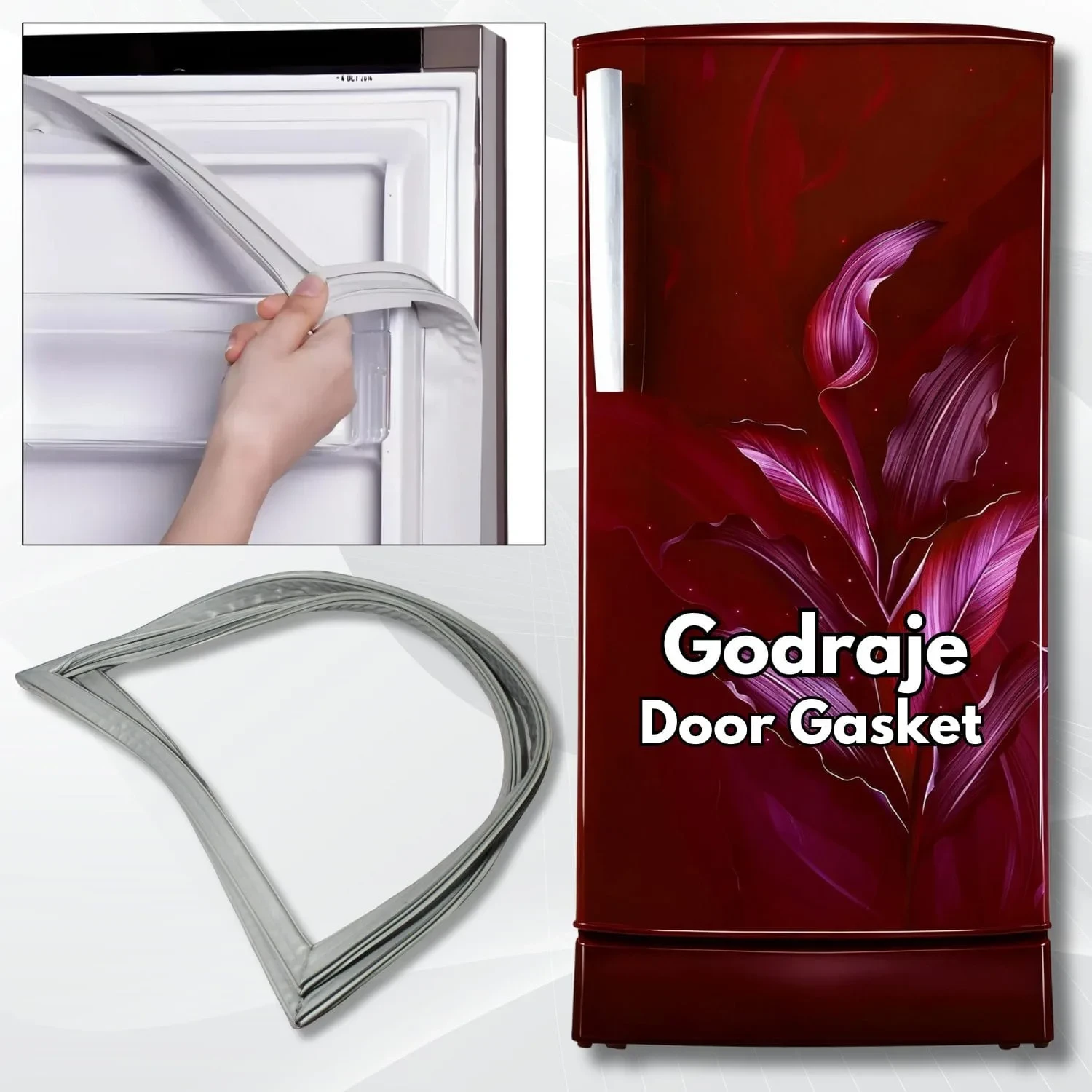 GODREJ SINGLE DOOR / DIRECT COOL 210 LITER FRIDGE DOOR RUBBBER/ GAS KIT SIZE 20.5 INCH X   44.5 INCH GRIP SIZE