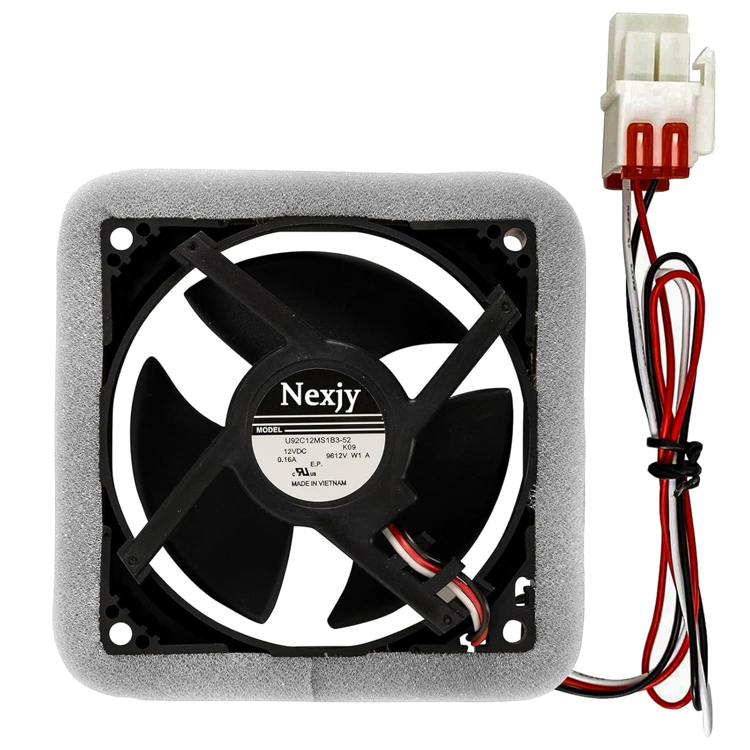 Tiksha Enterprises 2024 Upgraded OEM DA81-06013A U92C12MS1B3-52 DA31-00287A Refrigerator Evaporator Fan Motor for Samsung, Compatible with Samsung: RF28HMEDBSR/AA RF28HFEDTSR/AA, RF26HFENDSL/AA, etc