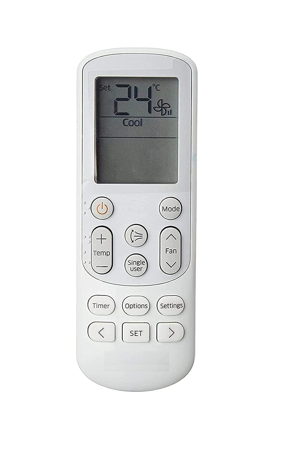 Tiksha Enterprises Compatible with IFB AC Remot Control for 1.5, 1, 2 Ton Original - Air Conditioner Infrared Remote Controller with Backlight - Please Match The Original Remot (AC 204)
