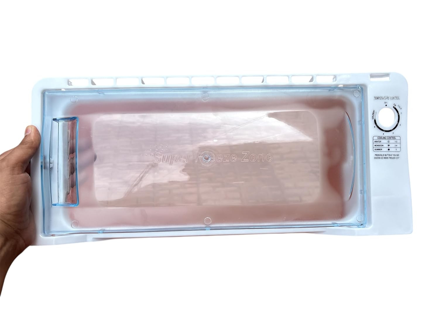 Tiksha Enterprises  Refrigerator Freezer Door Compatible with Samsung.. (U Cut Lock Type Frame & Door 16.8 Cm)