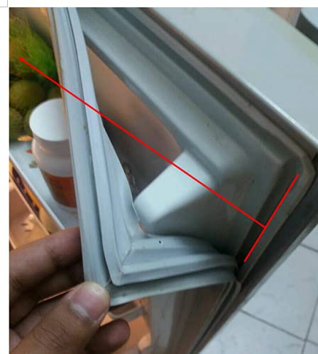 Tiksha Enterprises LG Refrigerator Door Gasket Compatible Frost Free Double Door Fridge 190 LTR Rubber Gasket – Airtight Magnetic Seal Strip Replacement