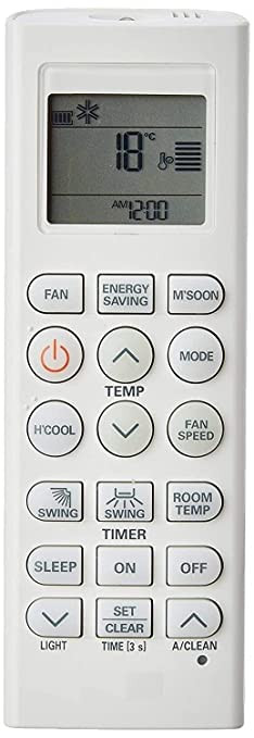 Tiksha Enterprises LG AC Remote Control Universal Compatible for LG Window and Split Air Conditioner