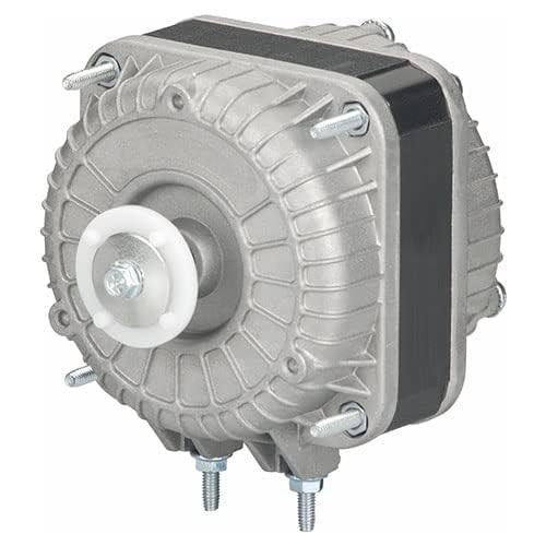 Tiksha Enterprises 10 Watt Copper Shaded Pole Motor | 1300 RPM | 220V AC Fan Motor for Refrigerator, Water Cooler, Visi Coolers, Deep Freezer, Chest Cooler | Durable Copper Winding | Universal Fit Rep