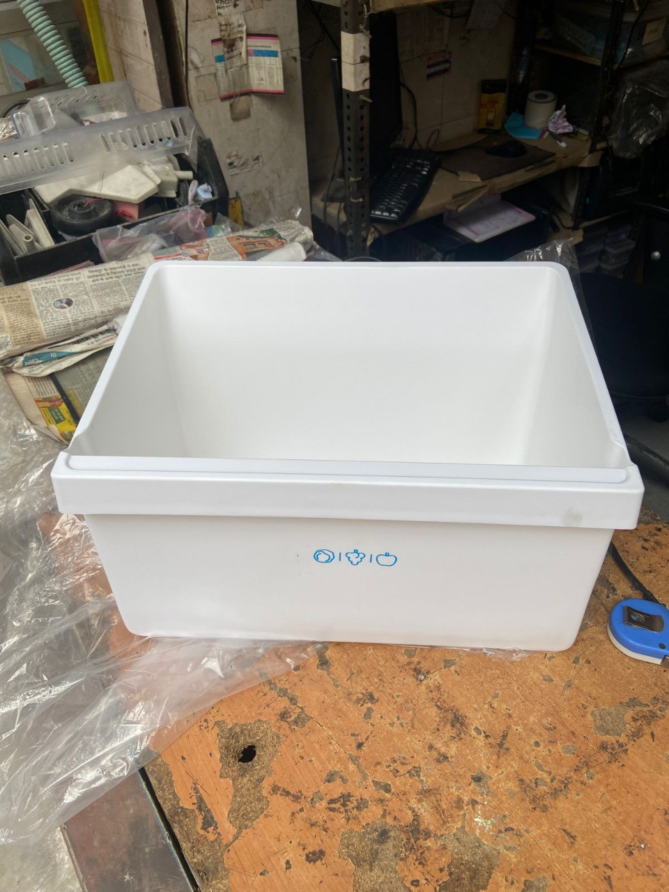 Tiksha Enterprises transperent/pvc Vegetable Box/BIN Compatible LG direct cool/single door 225 to 285 LITRE FRIDGE OLD PART NO MAN541543